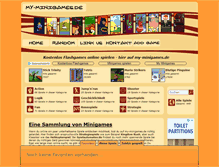 Tablet Screenshot of my-minigames.de